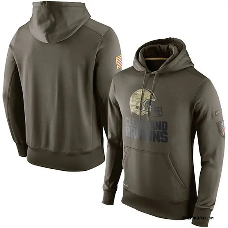 cleveland browns military hoodie