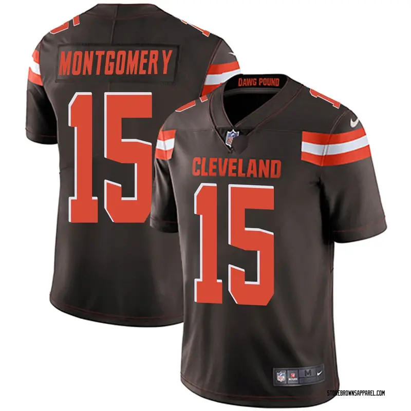 Youth Cleveland Browns D.J. Montgomery Brown Limited Team Color Vapor